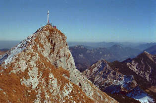 Gipfel der Ammergauer Hochplatte