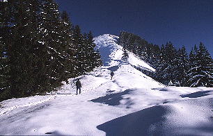 Gipfel der Baumgartenschneid (23.11.02) [Zum Vergrößern anklicken]