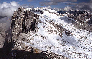 Gipfel der Laliderer Wand von der Laliderer Spitze [Zum Vergrößern anklicken]